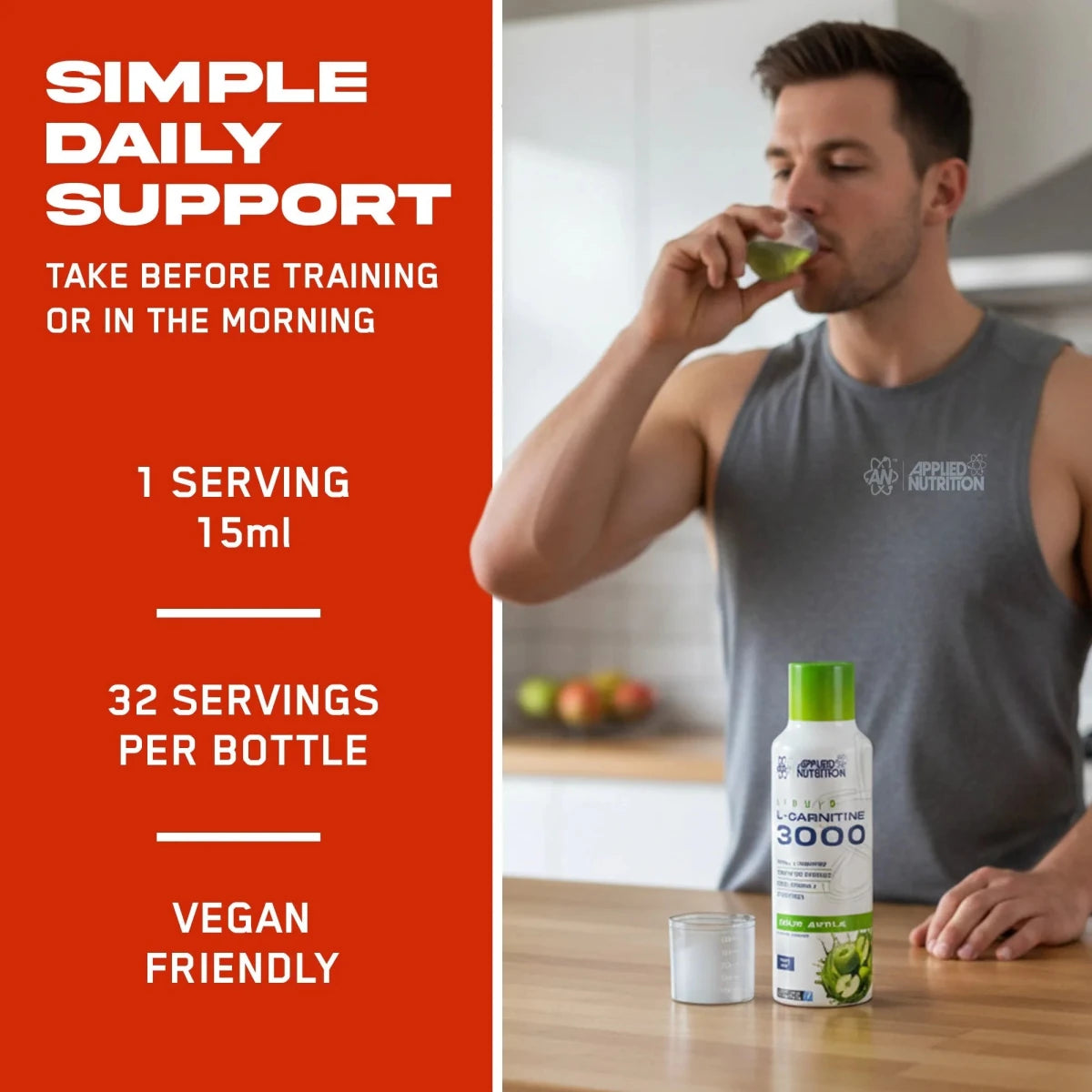 LCarnitine Liquid 3000mg with Green Tea | Applied Nutrition UK Applied Nutrition plc LCarnitine Liquid 3000mg with Green Tea | Applied Nutrition UK Applied Nutrition plc