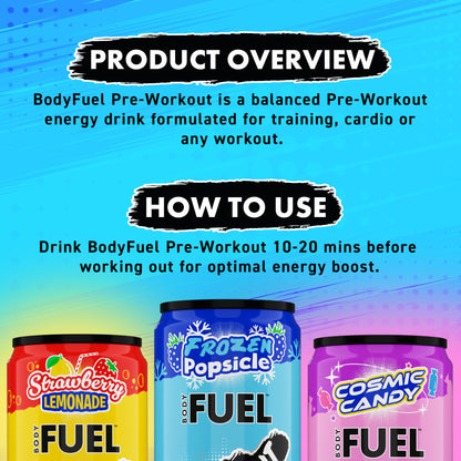 BODYFUEL™ Pre Workout Energy Drink 330ml