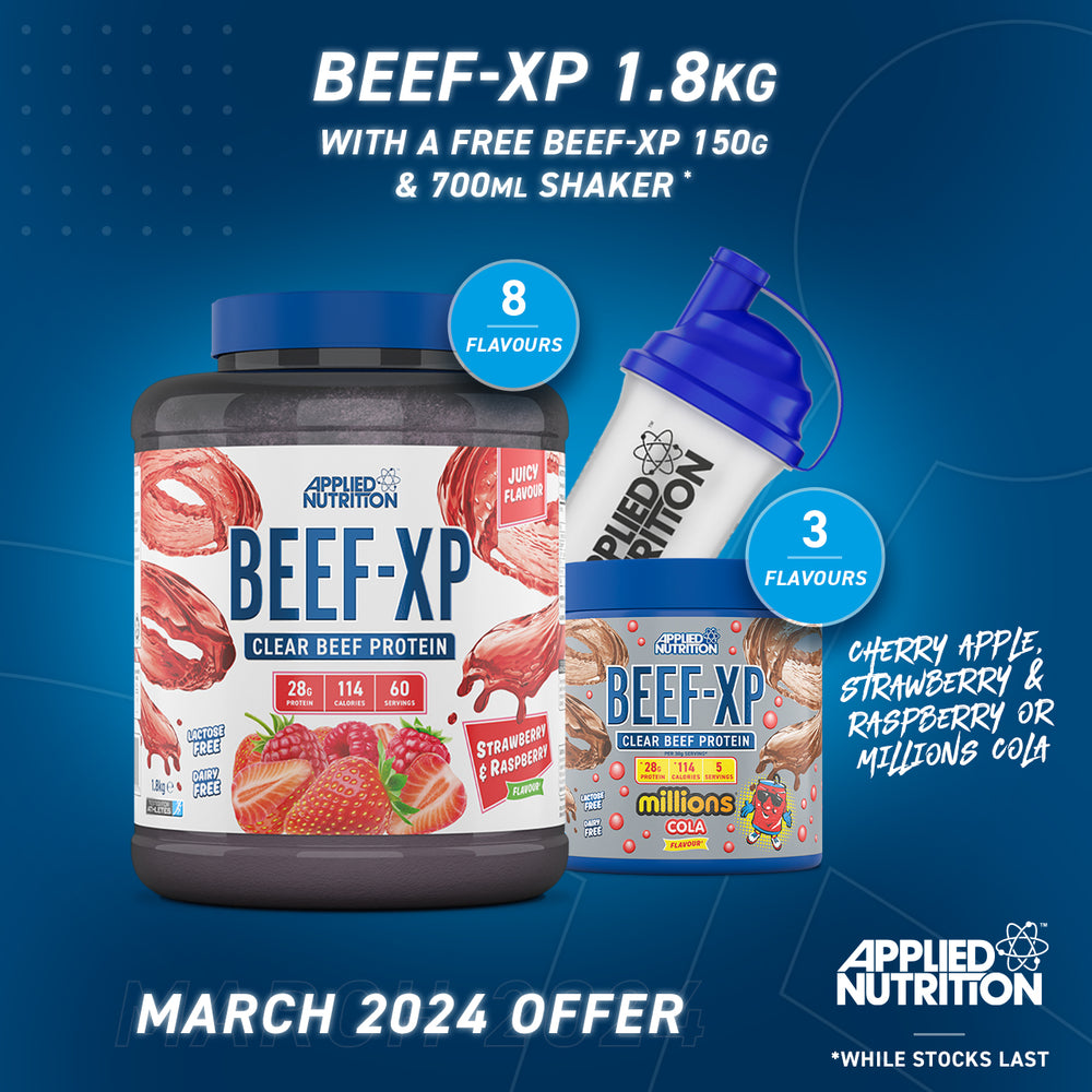 BEEF-XP Clear Hydrolysed Beef Protein 1.8kg (60 Servings) – Applied ...