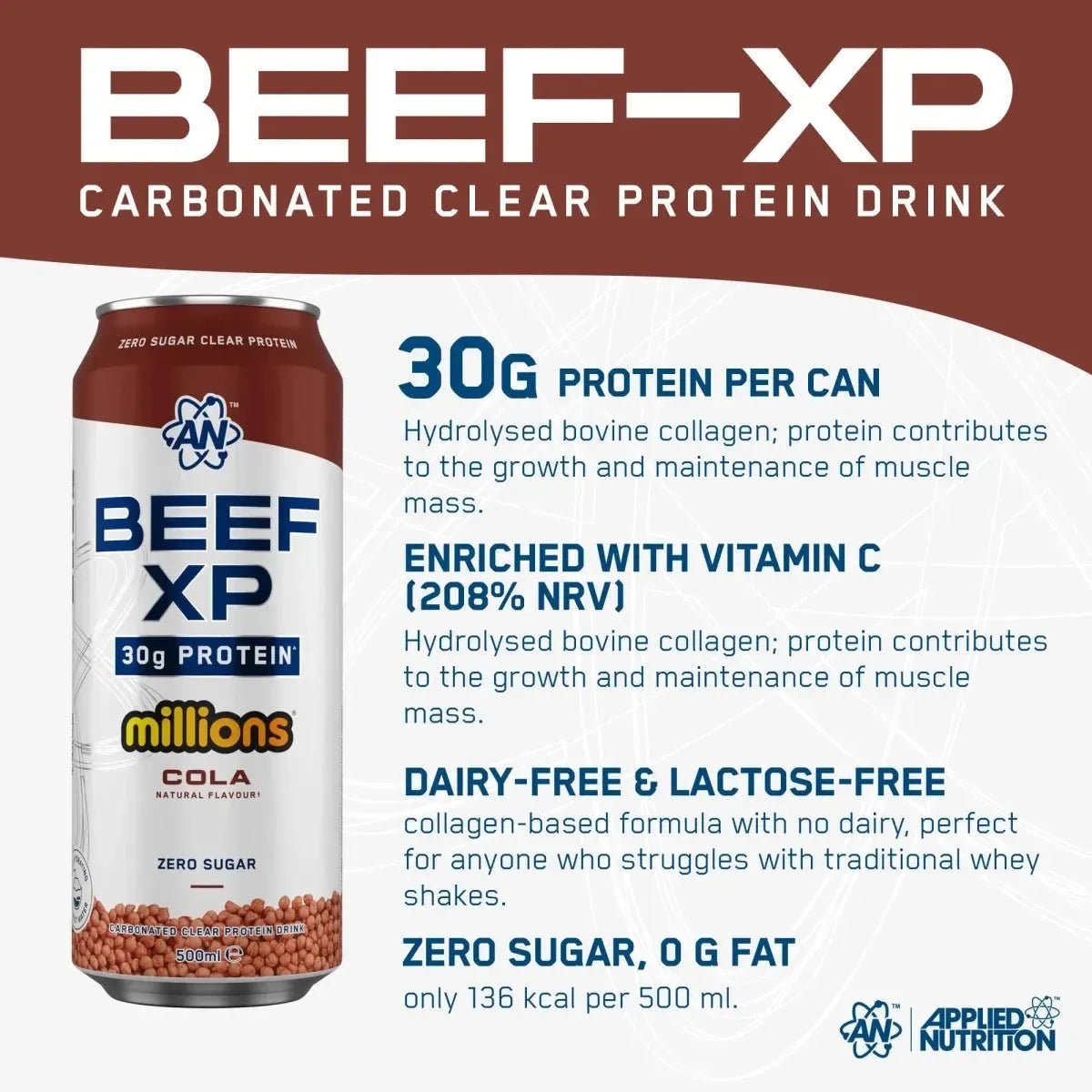 Beef Xp Cola Beef-XP - Clear Protein Drink – Applied Nutrition plc