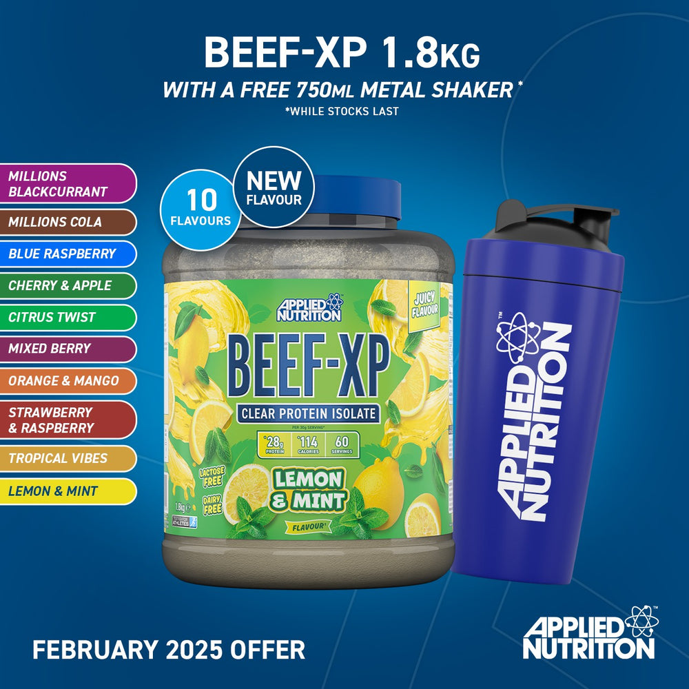 BEEF-XP Clear Hydrolysed Beef Protein Isolate 1.8kg (60 Servings ...