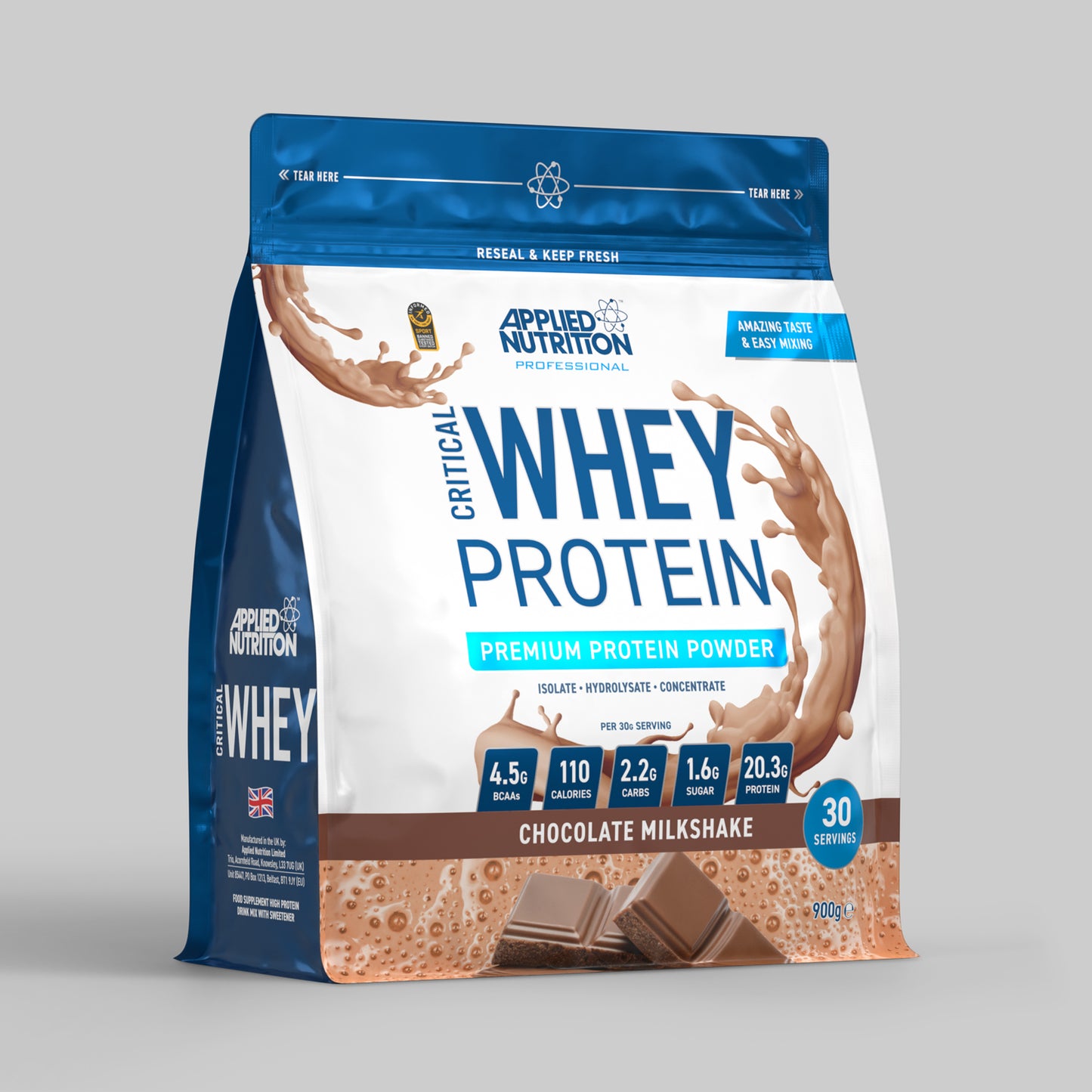 Critical Whey 900g Protein Powder (30 servings)