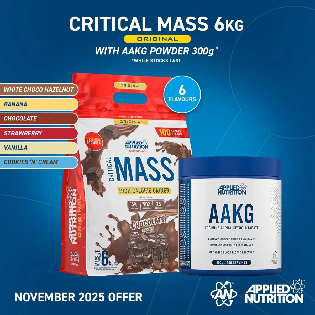 Critical Mass Original 6kg High Calorie Gainer