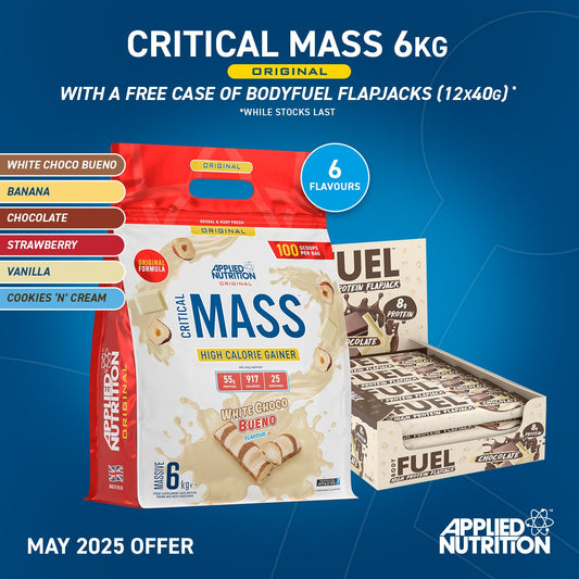 Critical Mass Original 6kg High Calorie Gainer (25 Servings)