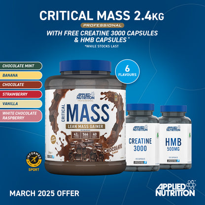 Critical Mass Professional - Lean Mass Gainer 2.4kg (16 Servings)