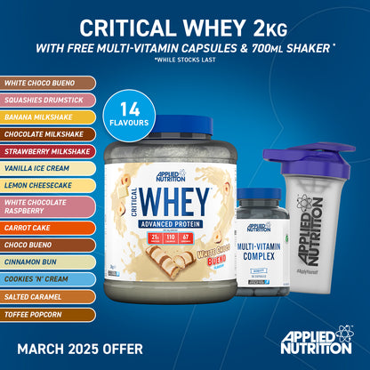 Critical Whey Protein 2kg (67 Servings)