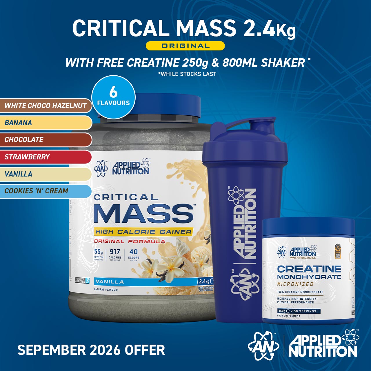 Critical Mass Original 6kg High Calorie Gainer