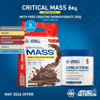Critical Mass Original 6kg High Calorie Gainer