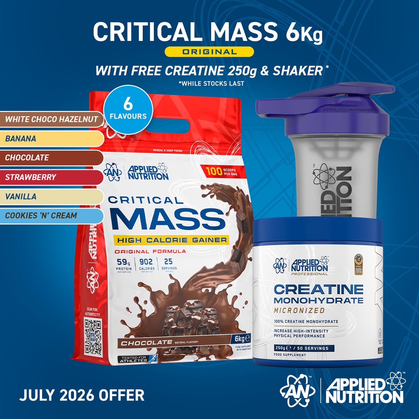 Critical Mass Original 6kg High Calorie Gainer
