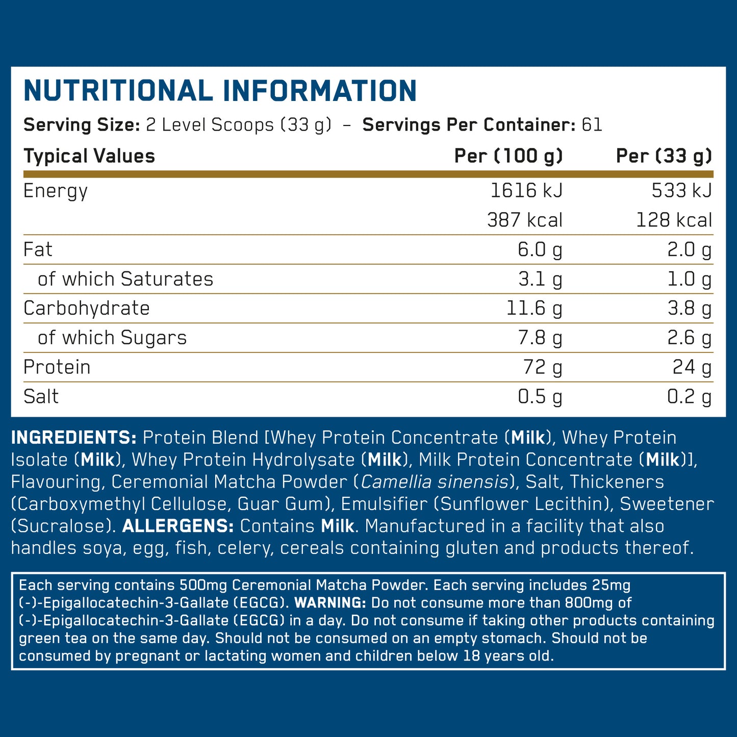 Critical Whey Protein