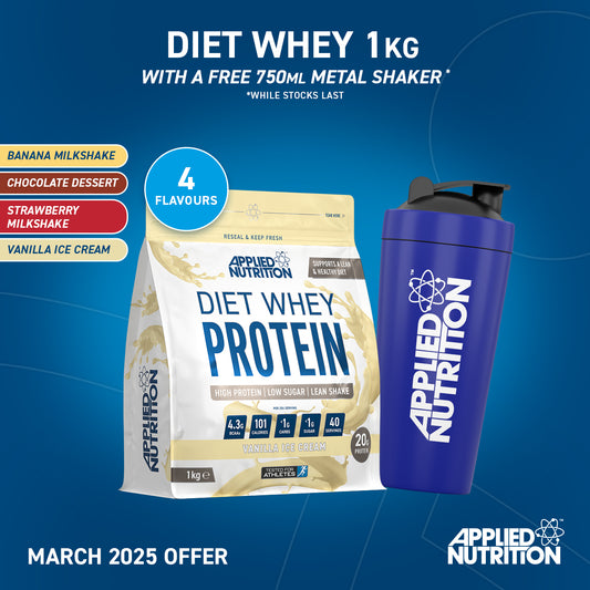 Diet Whey Protein 1kg (40 Servings)