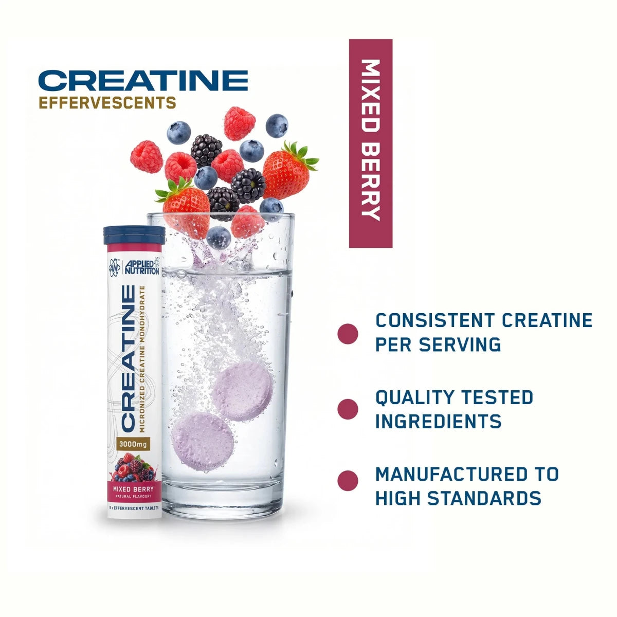 Creatine Monohydrate Effervescent Tablets