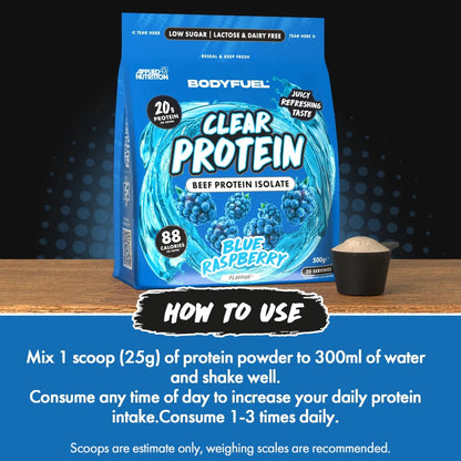 BODYFUEL Clear Beef Protein Isolate 500 g (20 Portionen)
