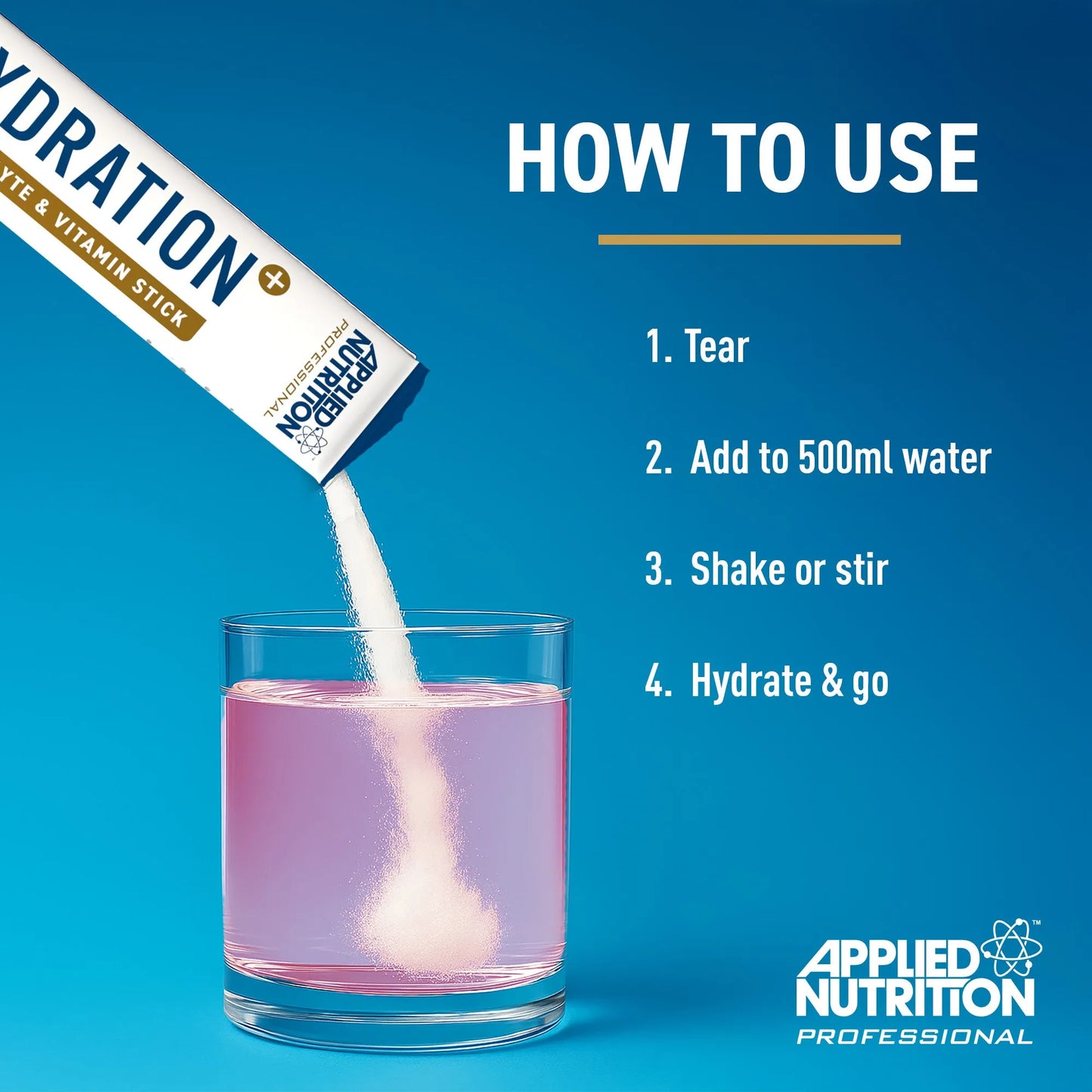 Hydration+ Electrolyte & Vitamin Powder Stick Pack (Pack of 7)