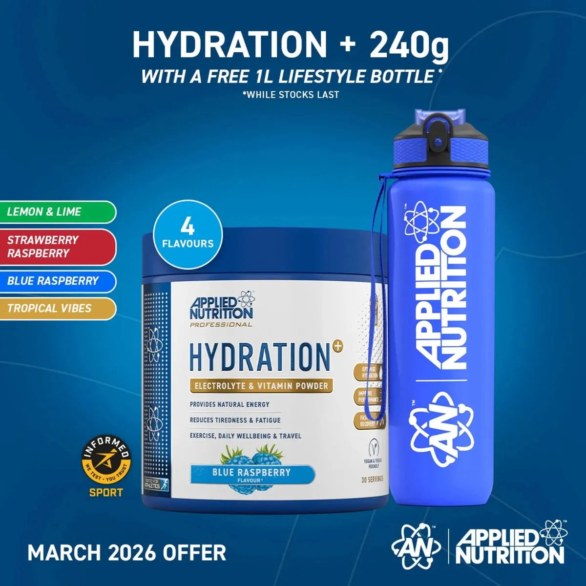 Hidratálás+ Komplett elektrolit- és vitaminpor