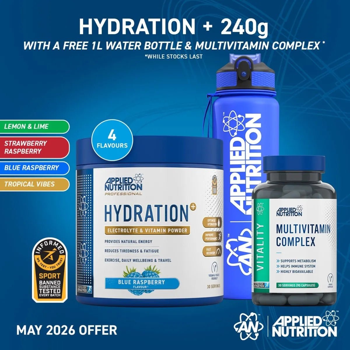 Hydration+ Complete Electrolyte & Vitamin Powder