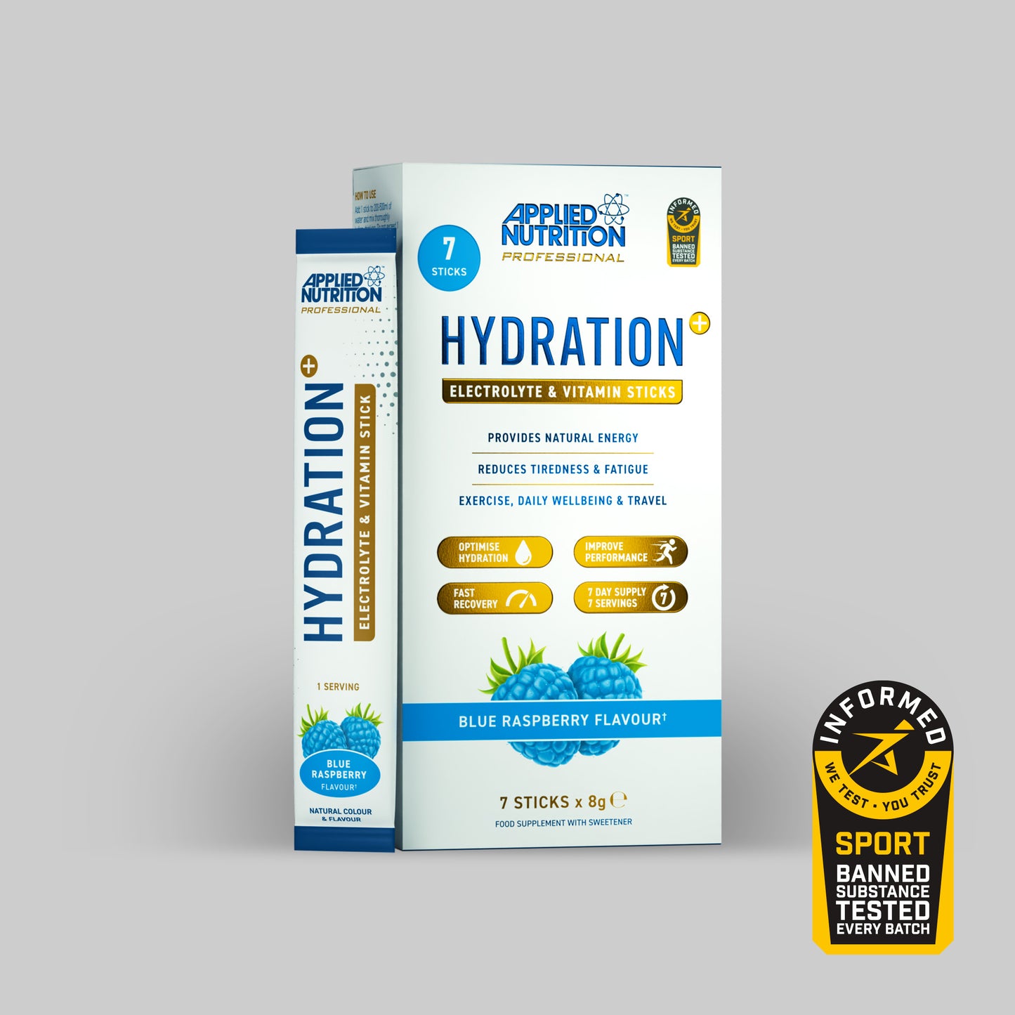 Hydration+ Electrolyte & Vitamin Powder Stick Pack