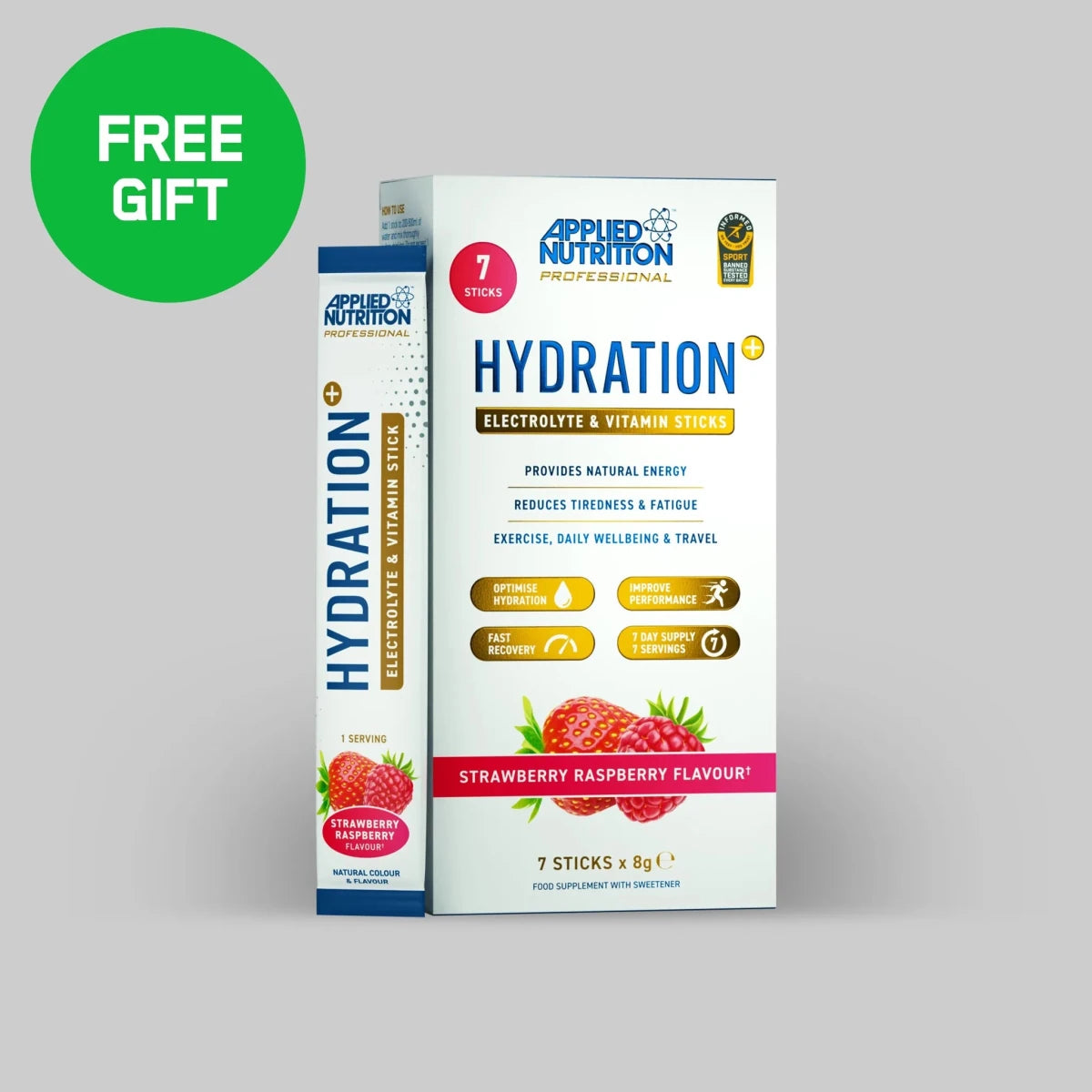 Hydration+ Electrolyte & Vitamin Powder Stick Pack
