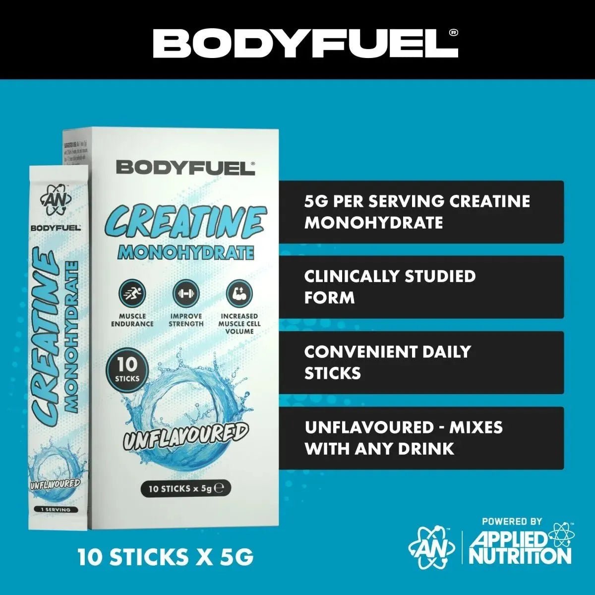 BodyFuel™ Creatine Monohydrate Stick Pack