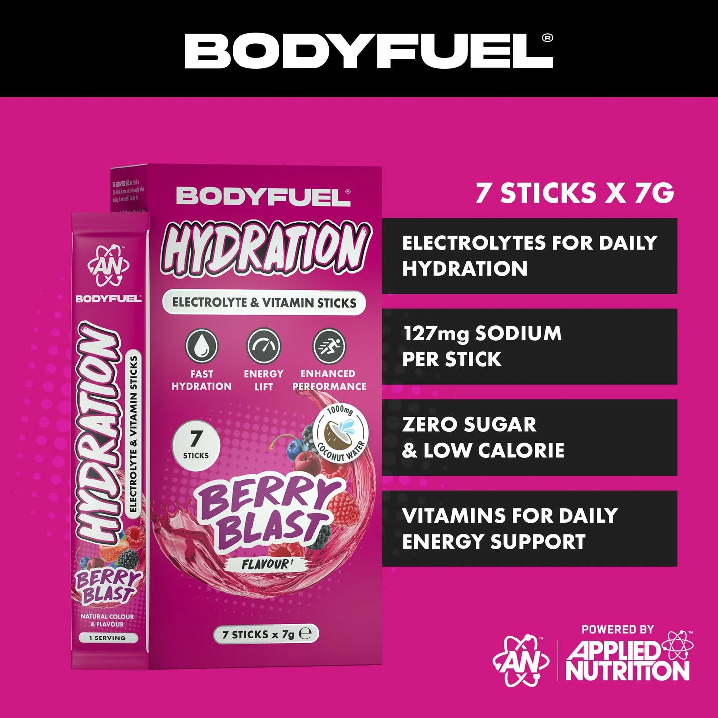 BodyFuel™ Hydration Electrolyte & Vitamin Stick Pack