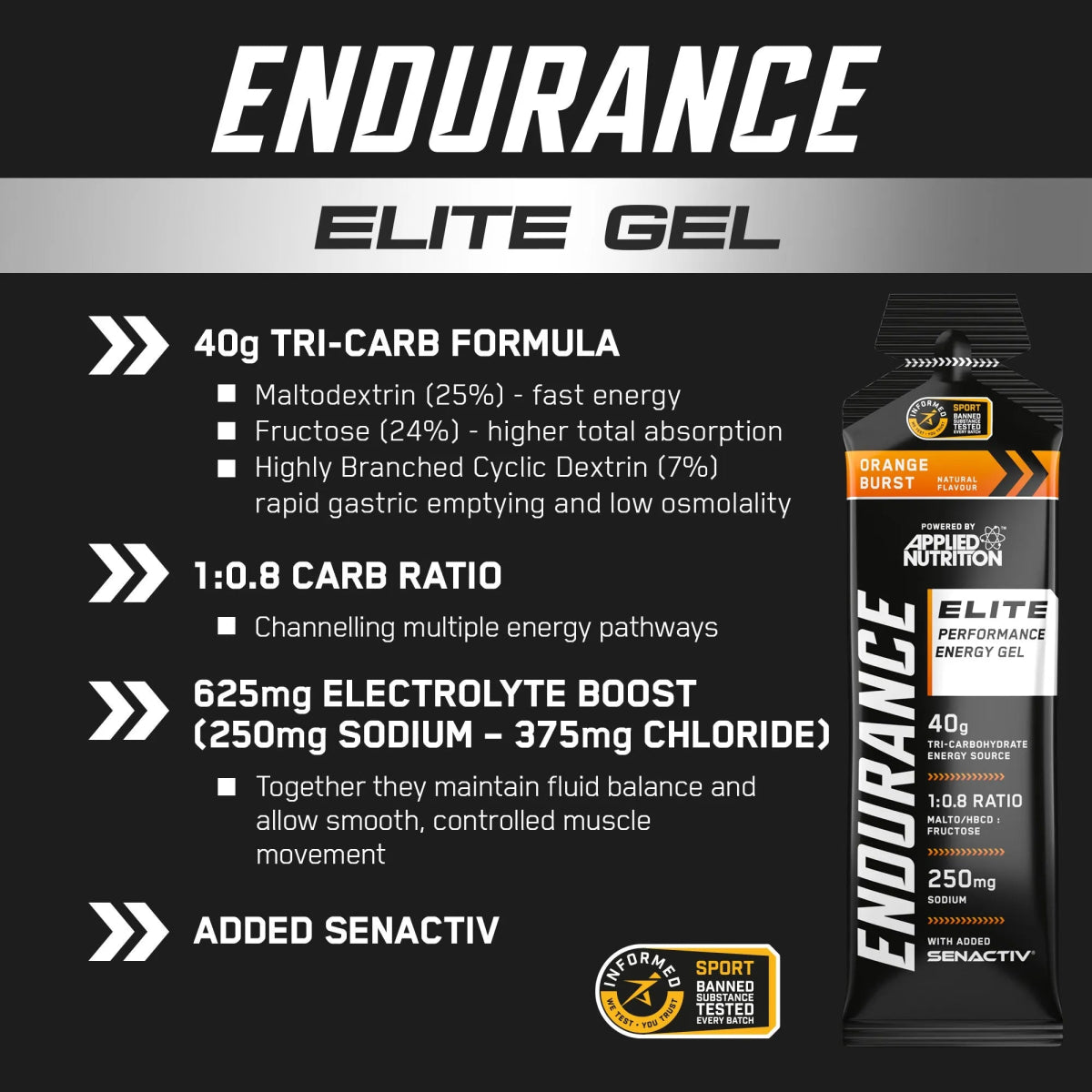 Endurance Elite Performance Energy Gel