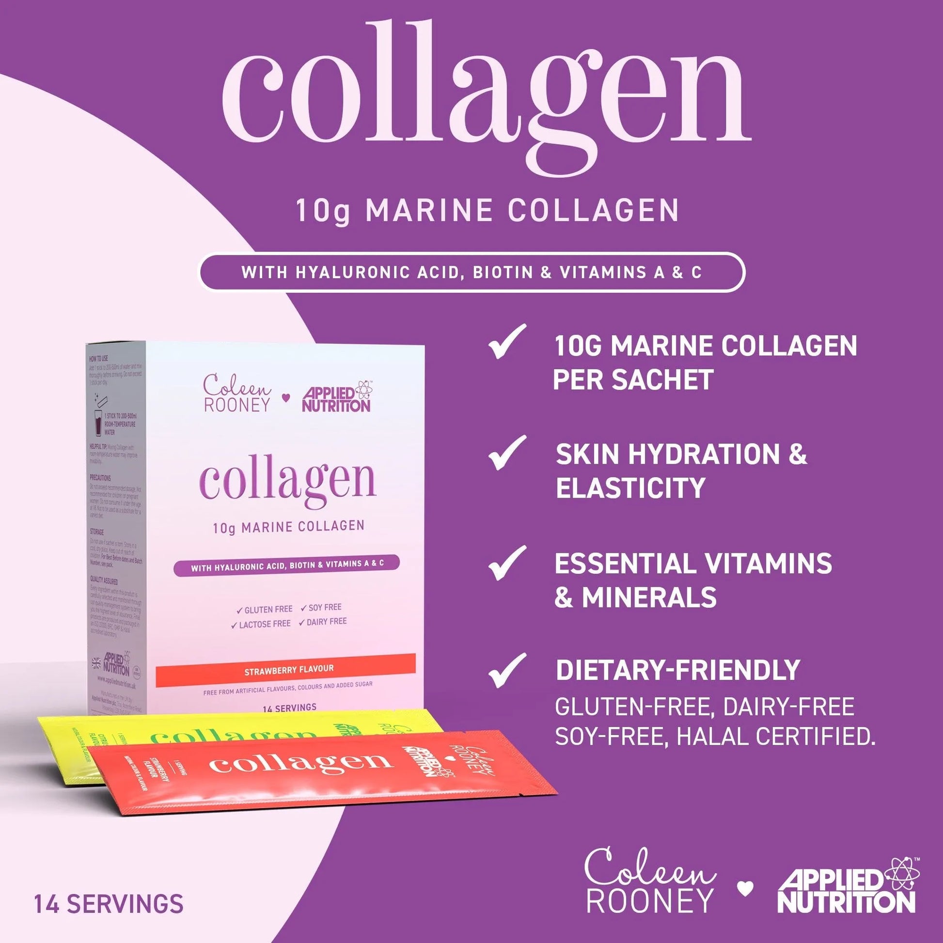 Coleen's Marine Collagen (14 Servings) – Applied Nutrition plc