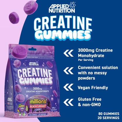 Creatine Monohydrate Gummies (20 Servings)