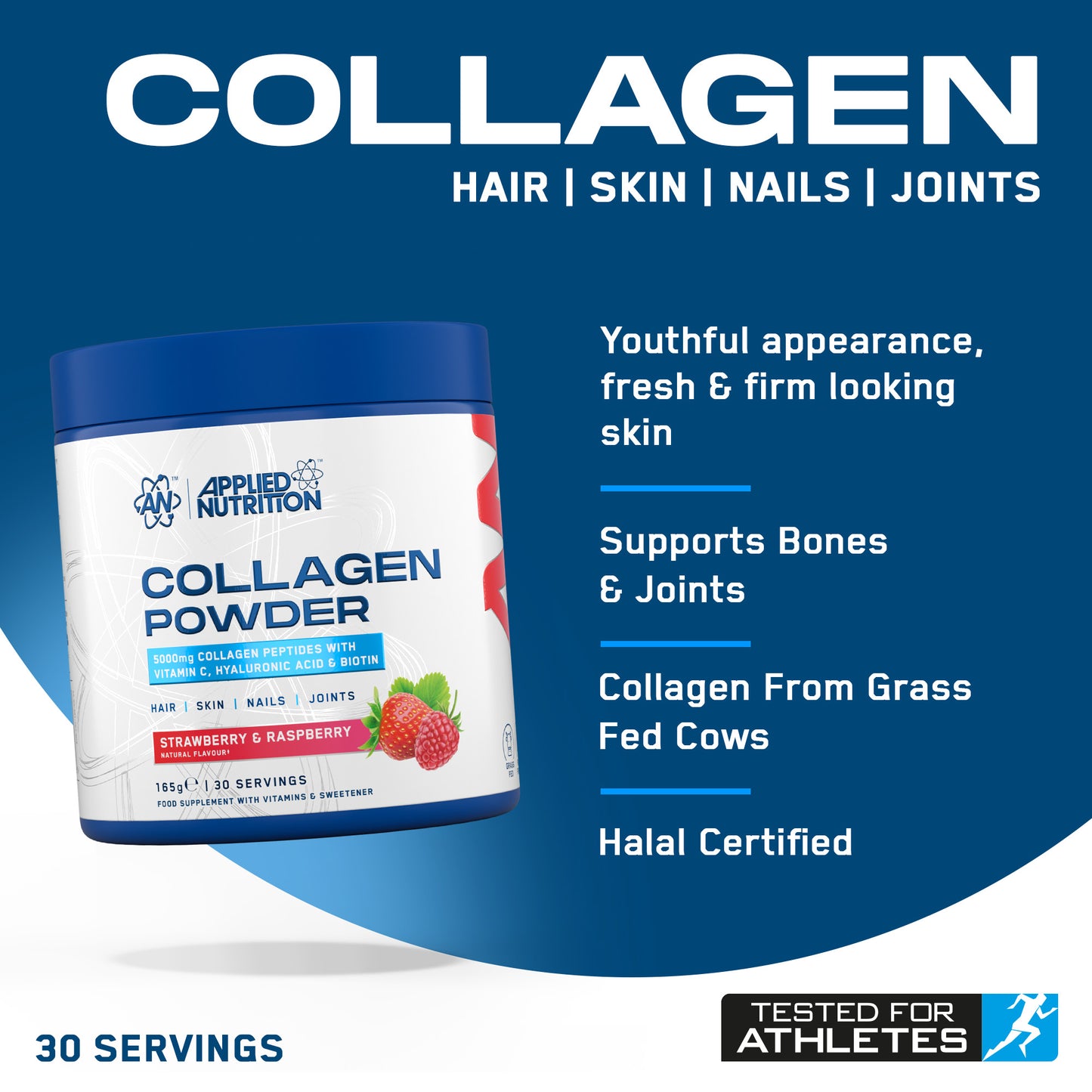 Collagen Beauty Supplement with Vitamin C, Biotin and Hyaluronic Acid