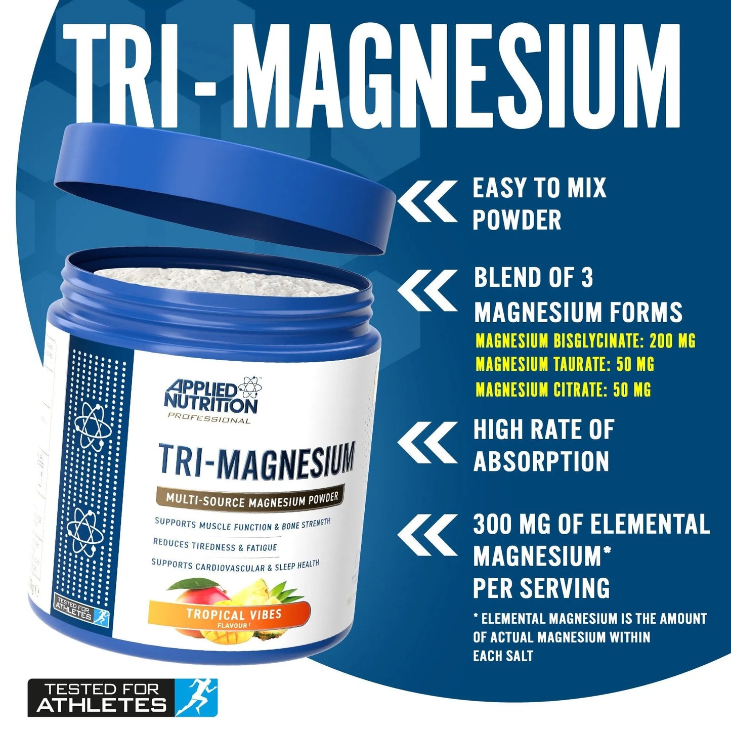 Tri-Magnesium Powder – Applied Nutrition plc