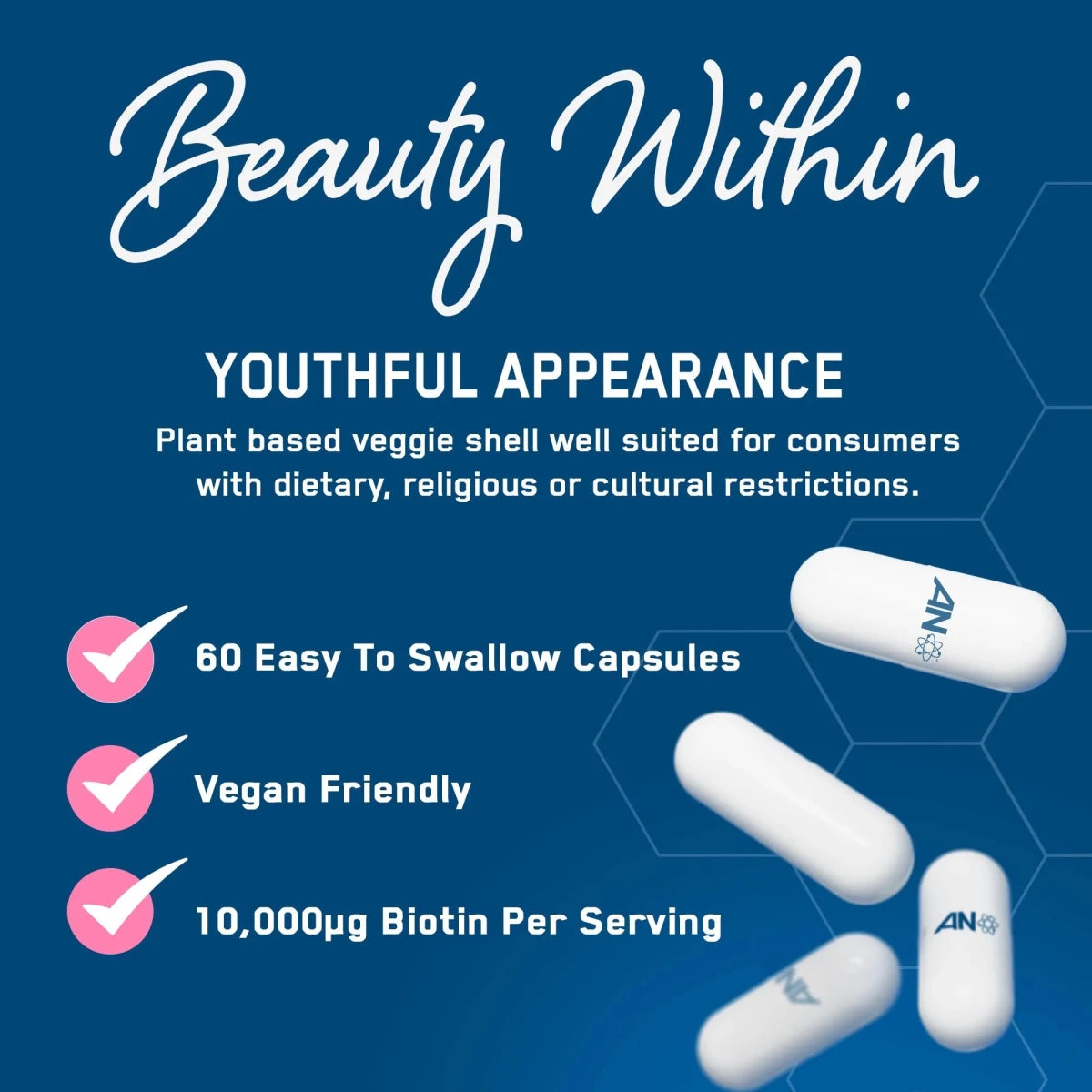 Hair Skin and Nails Collagen Capsules