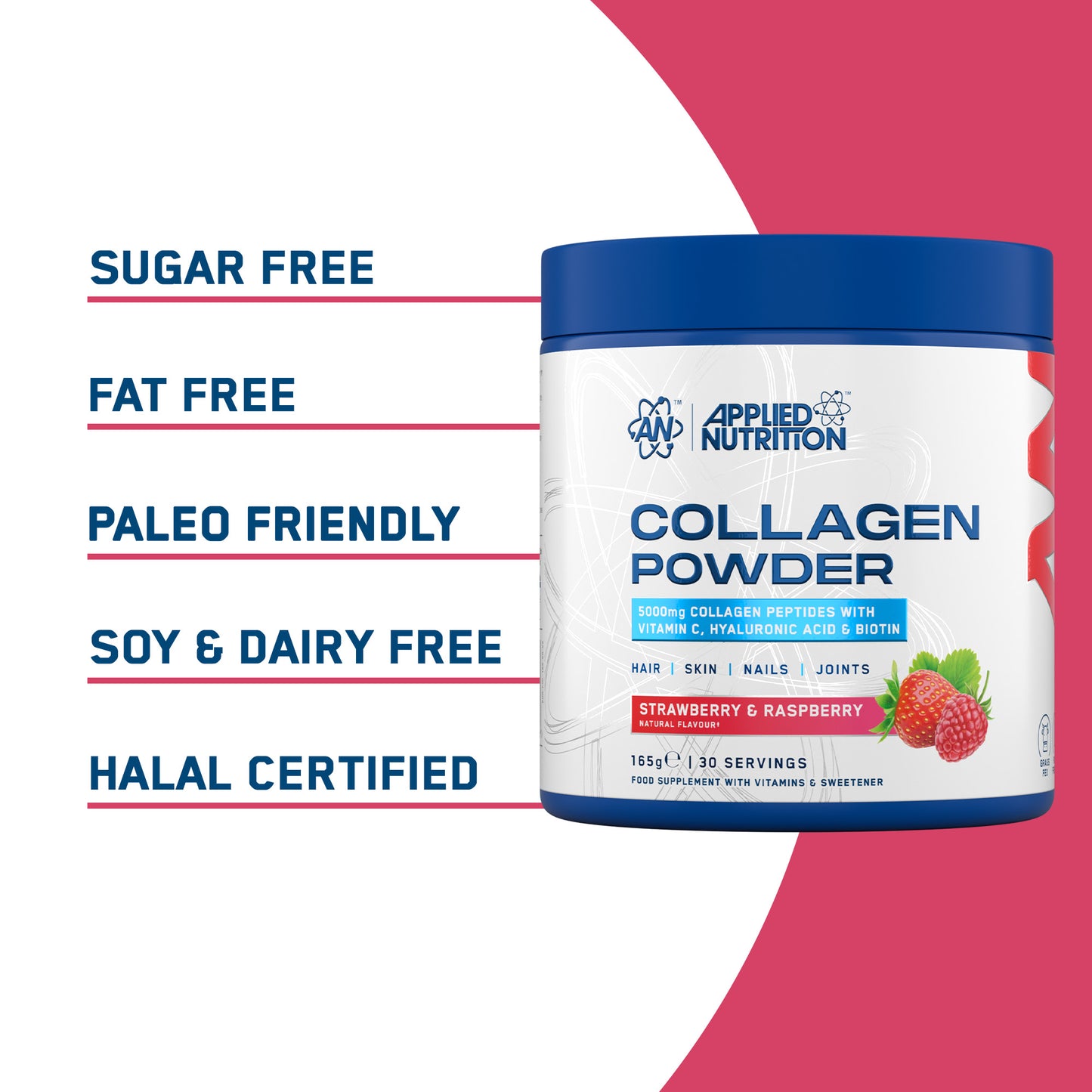 Collagen Beauty Supplement with Vitamin C, Biotin and Hyaluronic Acid