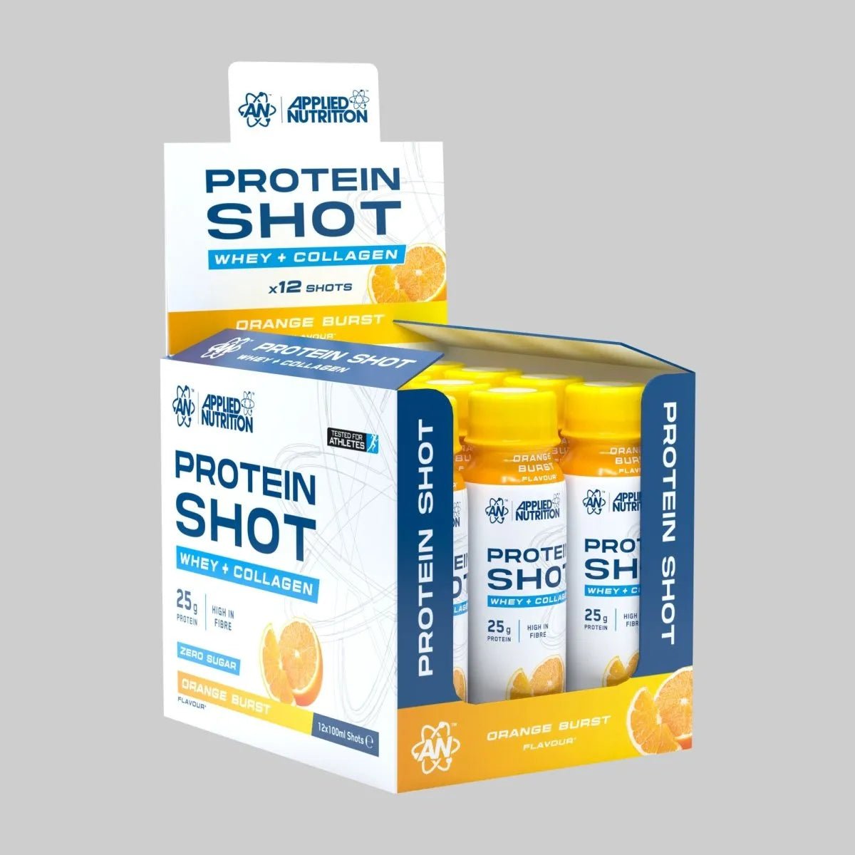 Goprotein Protein Shot 100ml | 25g Protein On‑the‑Go | Applied Nutrition ...