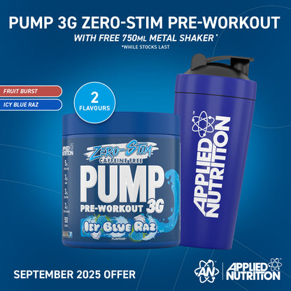 Pump 3G Zero Stim - Caffeine Free Pre-Workout 375g