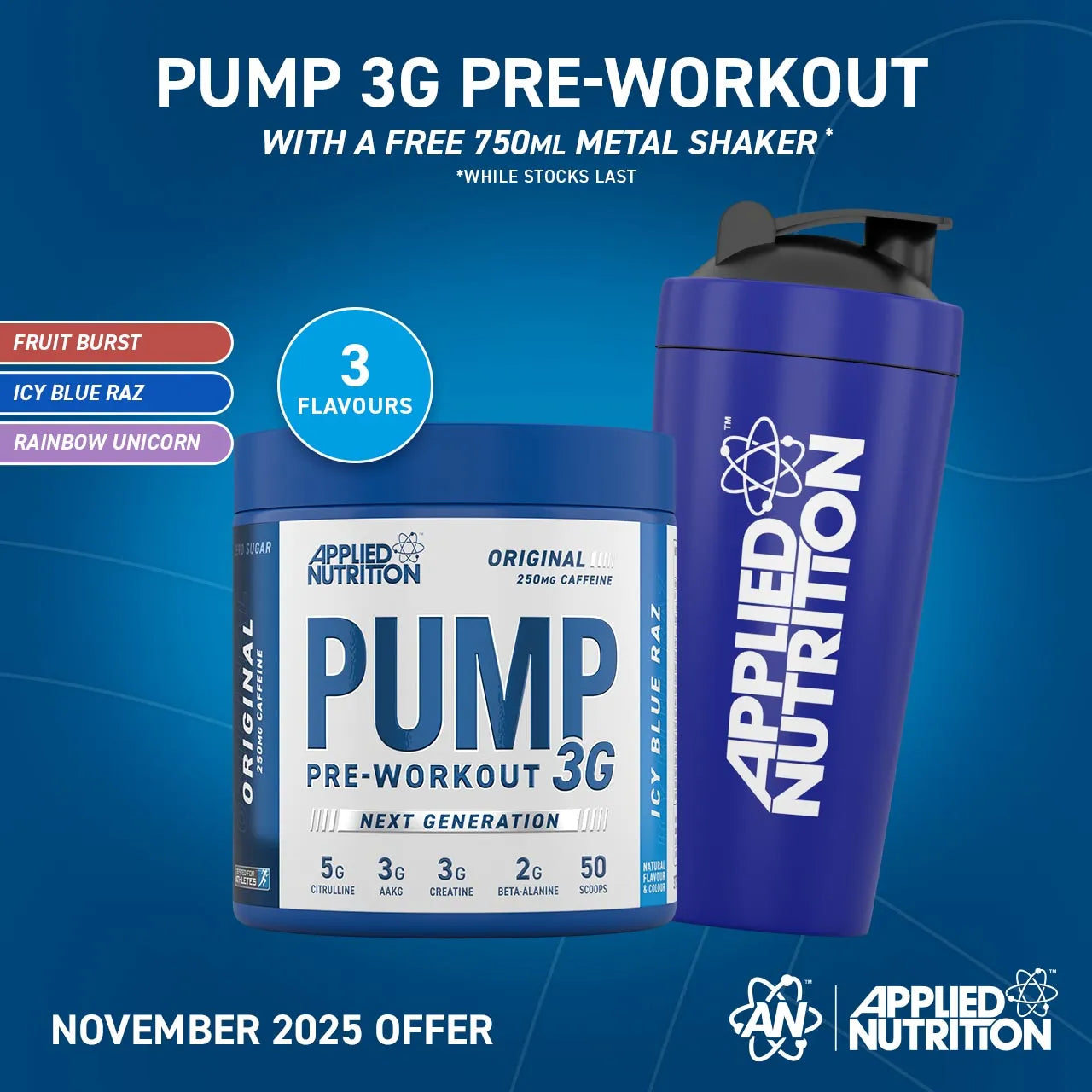 Pump 3G - Pre Workout with Caffeine