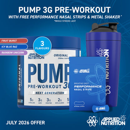 Pump 3G Pre Workout 375g (koffeinnel)