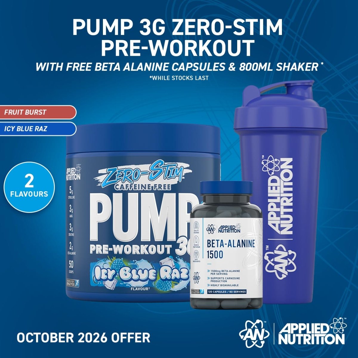 Pump 3G Zero Stim - Caffeine Free Pre-Workout