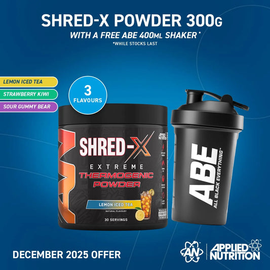 Shred-X 300 g Fettverbrennendes thermogenes Pulver