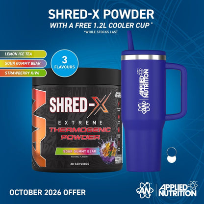 Shred-X 300 g Fettverbrennendes thermogenes Pulver