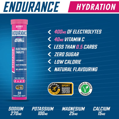 Endurance Hydration Electrolyte Tablets