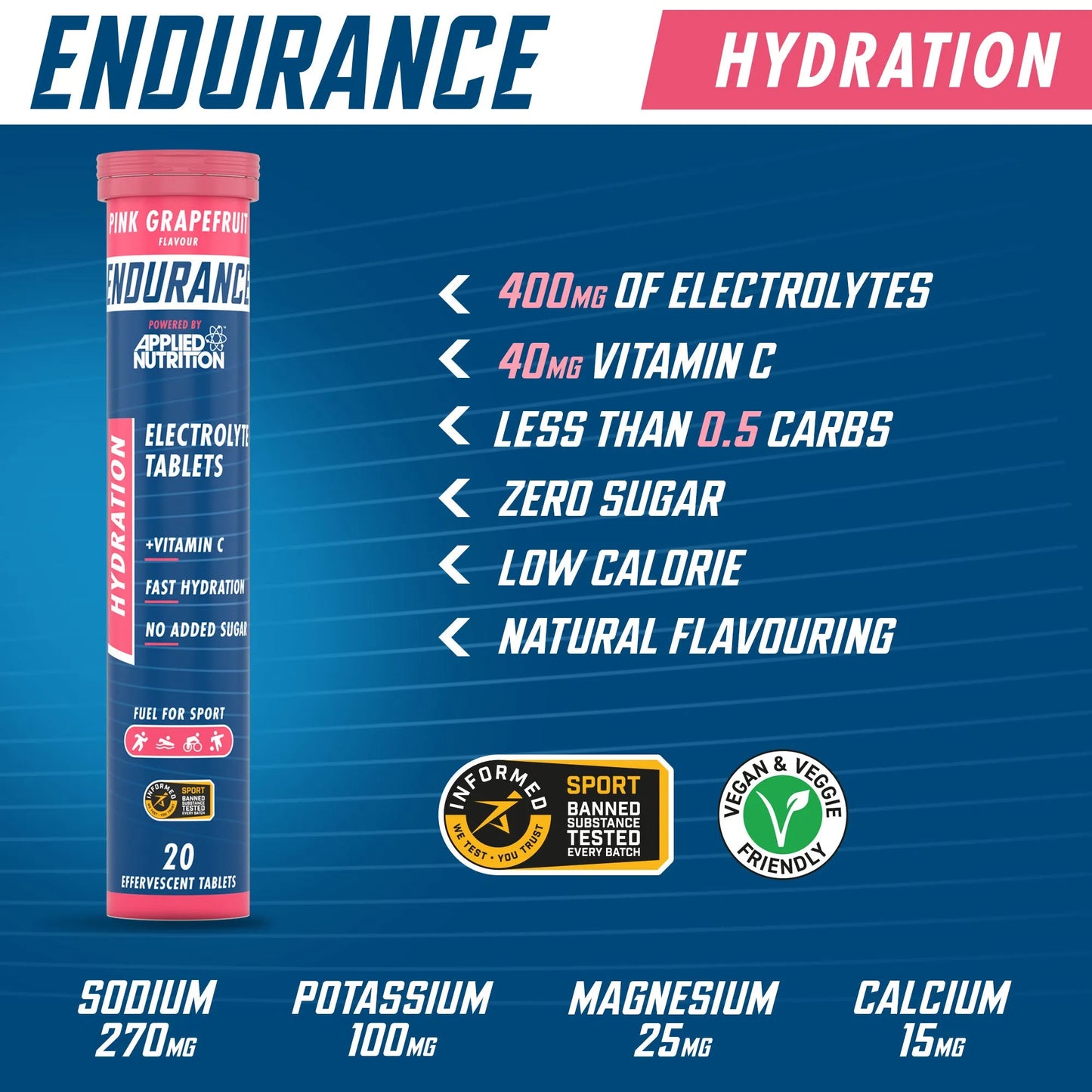 Endurance Hydration Electrolyte Tablets