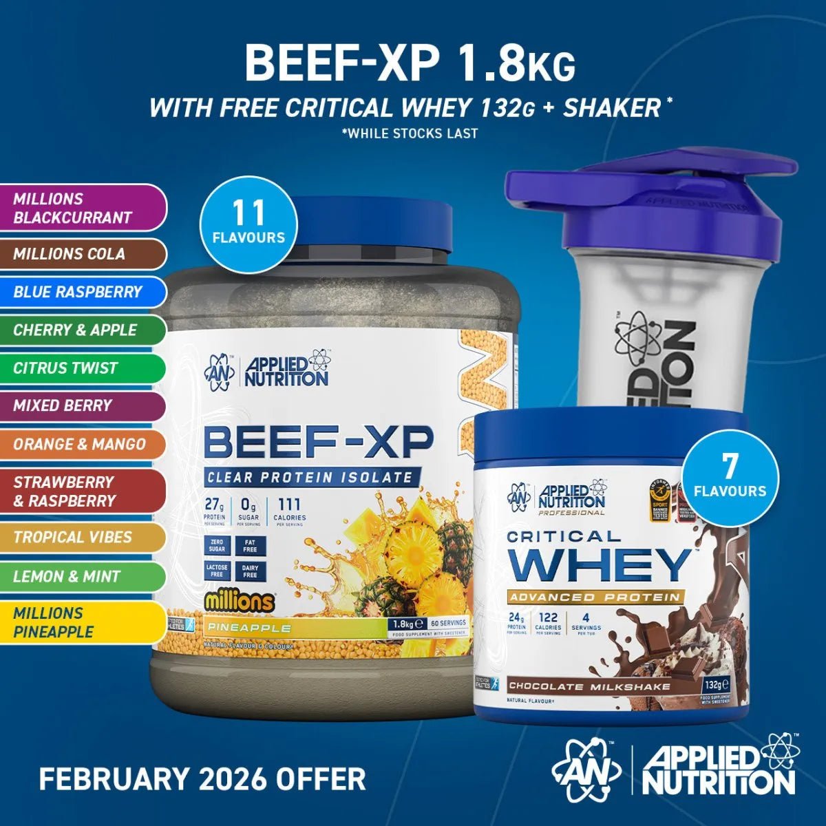 BEEF-XP Clear Hydrolysed Beef Protein Isolate – Applied Nutrition plc