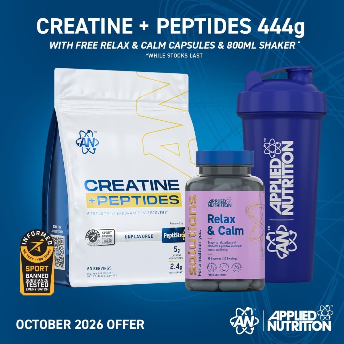Creatine Monohydrate + Peptide