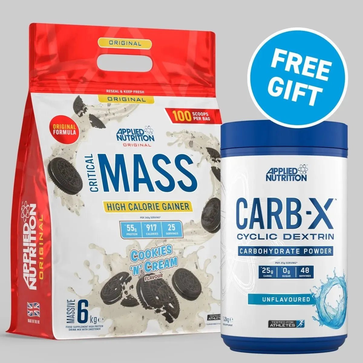 Critical Mass Original 6kg High Calorie Gainer (25 Servings)