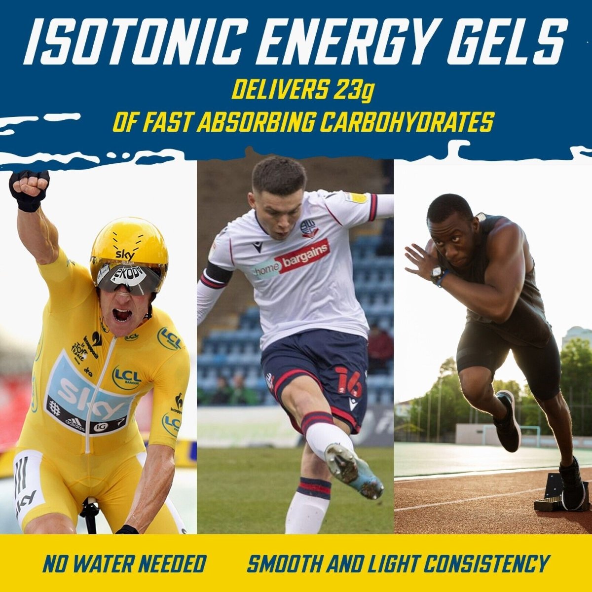 6 PACK - GEL ENDURANCE VARIETY - ENERGY