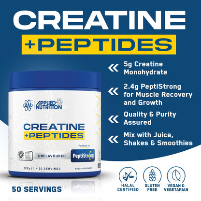CREATINE + PEPTIDE 222G - UNFLAVOURED