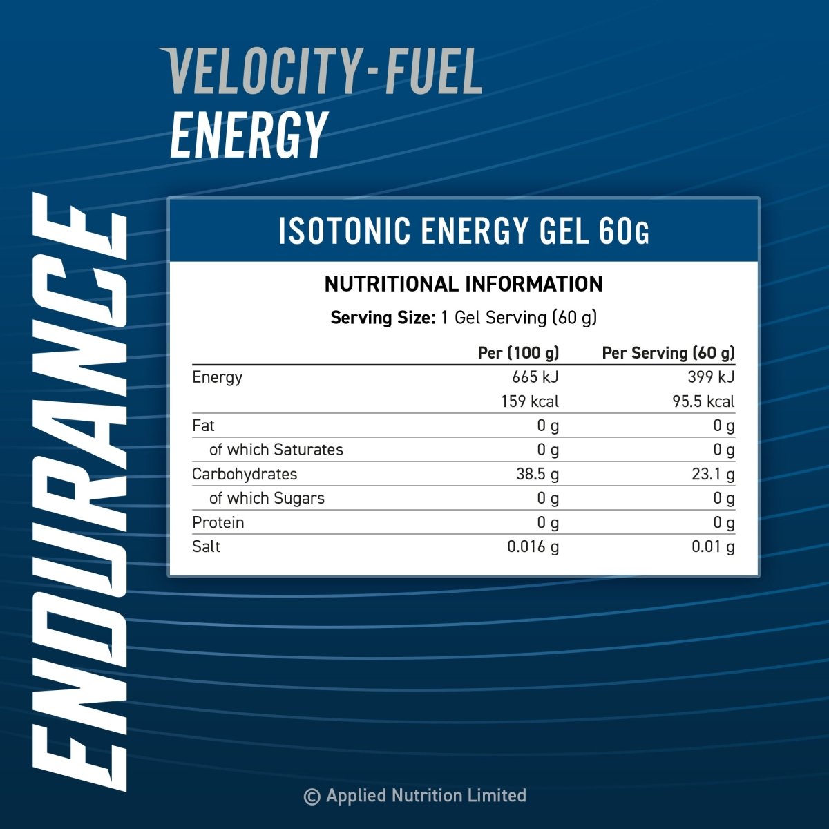 6 PACK - GEL ENDURANCE VARIETY - ENERGY