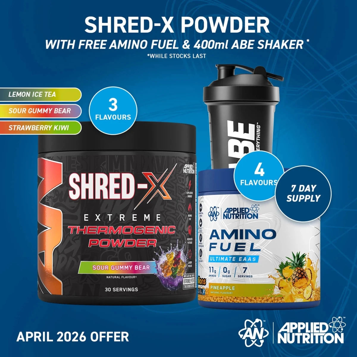 Shred X 300g Fat Burning Thermogenic Powder