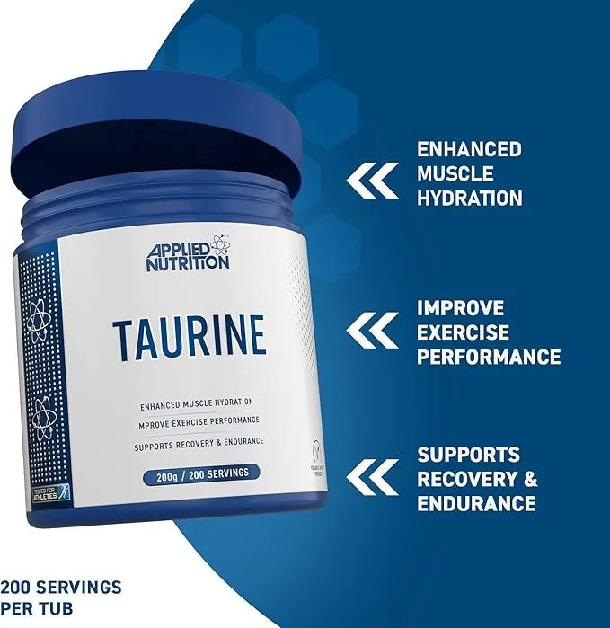 Taurine Supplement 200g -  Premium Performance Amino Acid