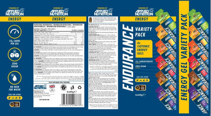 6 PACK - GEL ENDURANCE VARIETY - ENERGY