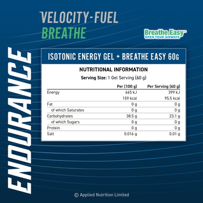 Breathe Isotonic Energy Gel - Open Your Airwaves